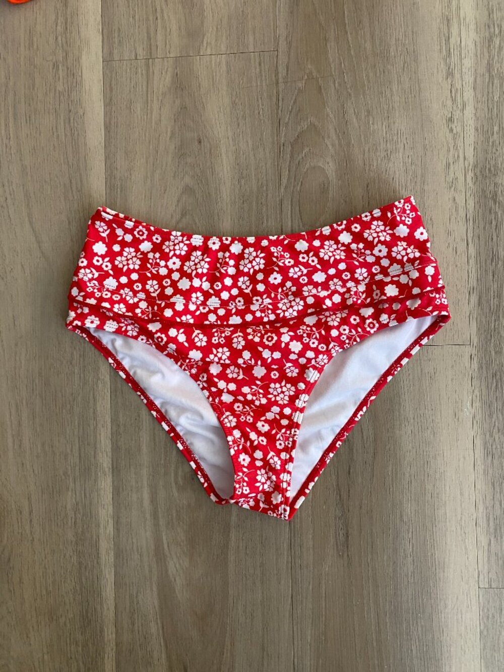 Swim Bundle Size Small  | SHEIN Floral Bikini Set + Floral High Waist & Orange - Picture 8 of 14